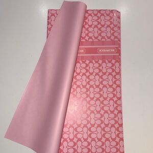 Coach Signature Pink Lux Paper